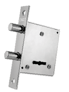 Cerrojo de embutir, Placard. pasador doble perno.