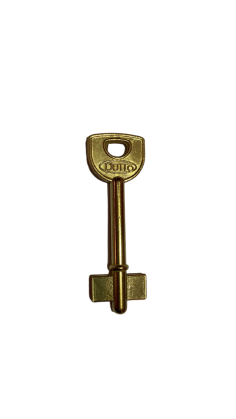 Dutto, llave con centro mecanizado.