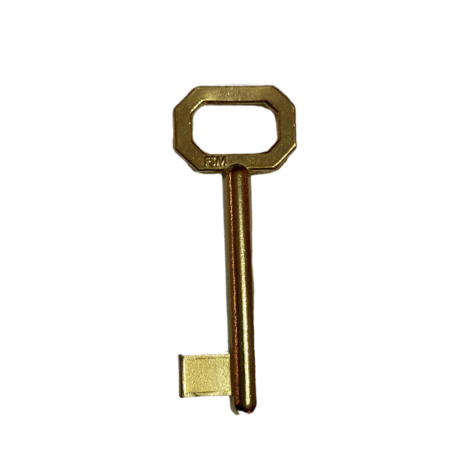 OP, llave con centro mecanizado