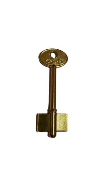 Roa Cerrojo, llave con centro mecanizado.