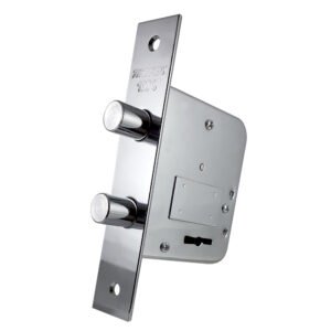 Trabex Cerrojo 1204 dos pernos, doble paleta.