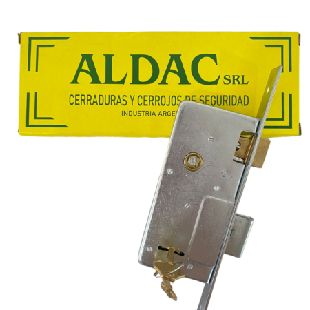 Dac Cerradura 308 doble paleta con pasador rectangular.