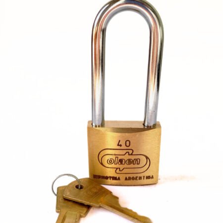 Candado Olaen doble traba, Aro largo de 40mm