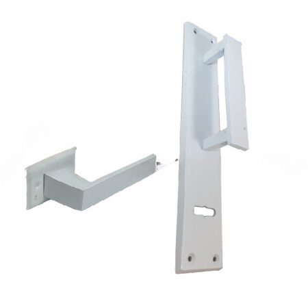 Combo Bruato Manijon Liviano 220x40 Con Manija Giratoria Blanco, Negro y Pulido.