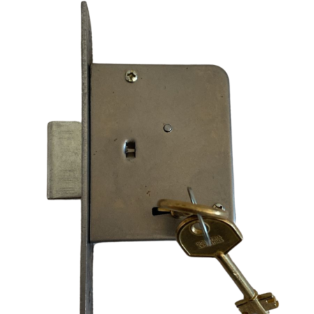 1122 Cerrojo 4 Placas Pasador rectangular.