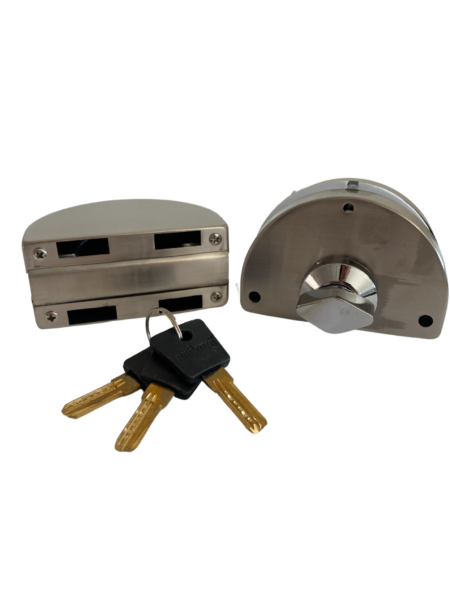 B-198 Bronzen Cerrojo Esferico Blindex Llave Y Perilla