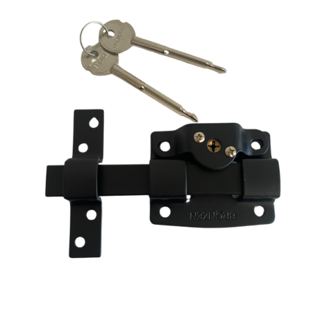 805 Bronzen Cerrojo Cruz Negro