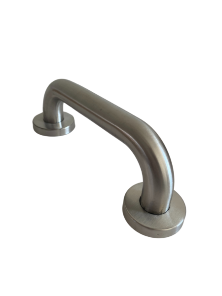 Brz-7320 Bronzen Manijon Curvo 20cm Con Roseta De 2,5cm