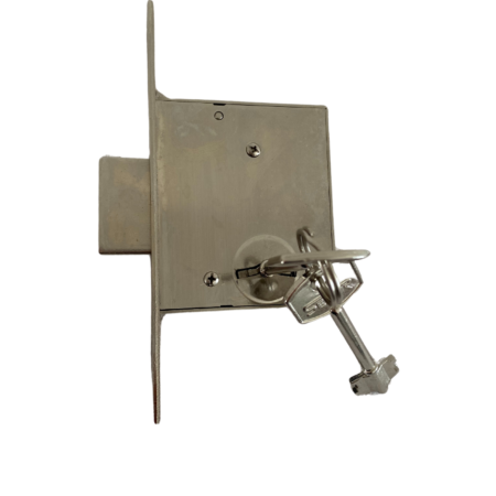 420 Sekur Cerrojo, pasador rectangular doble paleta.