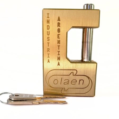 Candado Olaen, perno horizontal.