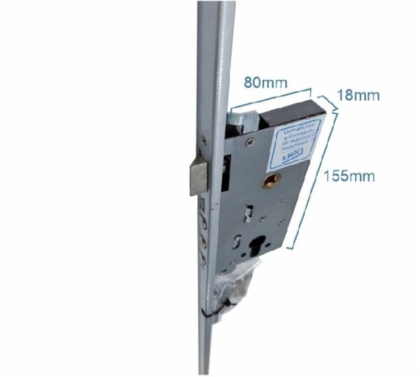 22 8bloq Cerradura Multianclaje Con Cilindro Computado De 62mm