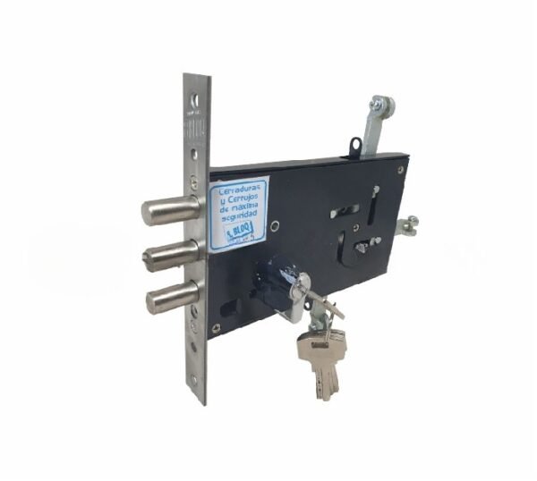 19 8bloq Cerrojo Multianclaje Computado Importado Platil