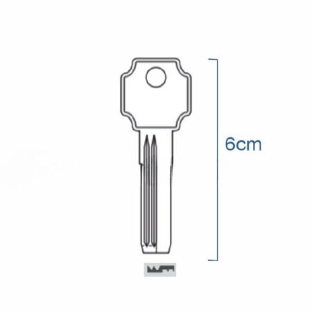LLAVE COMPUTADA Pfw Original-cabeza de metal