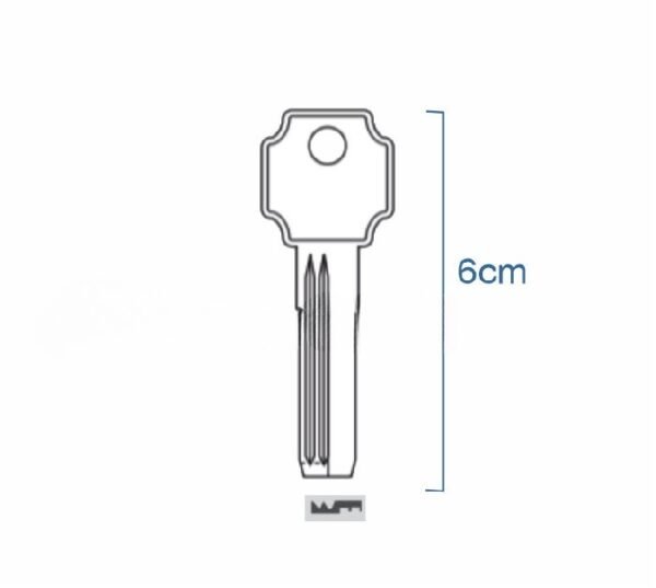 LLAVE COMPUTADA Pfw Original-cabeza de metal