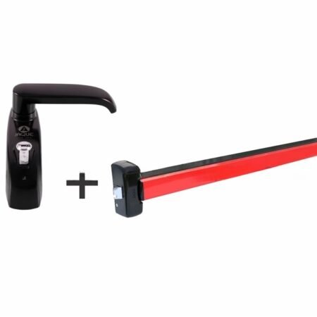 Kit Jaque Cerradura Touch Simple Hoja Antipanico Con Acceso Computado