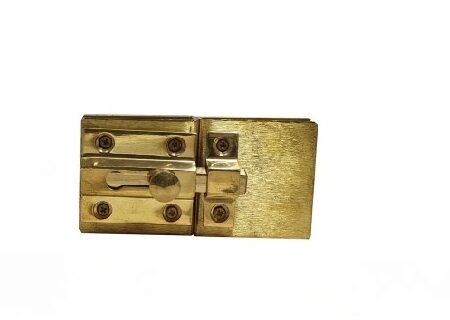 84 Luber Pasador De Bronce Para Blindex Chico