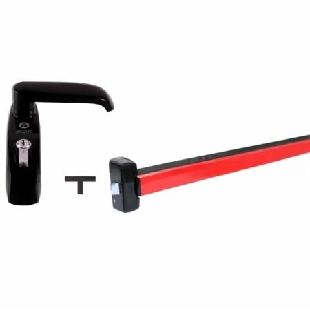 Kit Jaque Cerradura Touch Simple Hoja Antipanico Con Acceso Yale