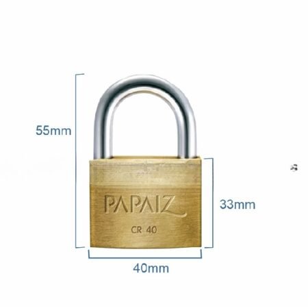 Candado Papaiz Yale Doble Traba 40mm