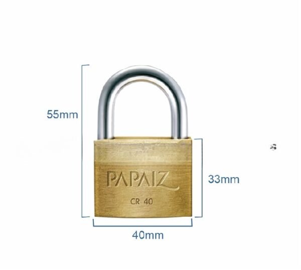 Candado Papaiz Yale Doble Traba 40mm