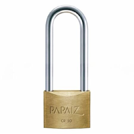 Candado Papaiz Yale Doble Traba Aro Largo 50x80mm