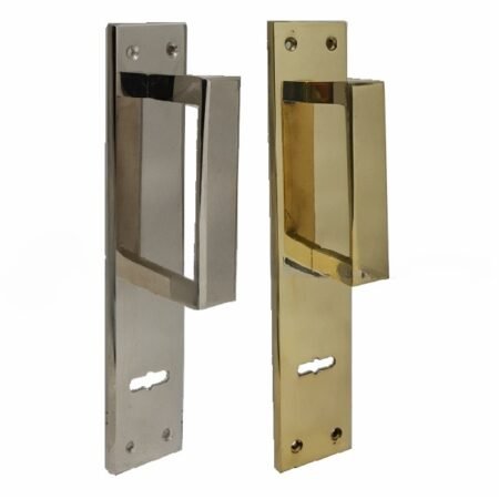 2012 Rialpa Manijon 250x50mm De Bronce Recto Para Doble Paleta