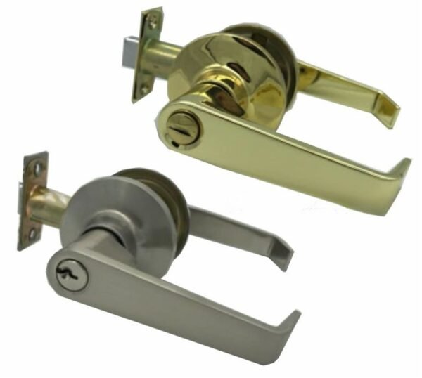 Cerradura Cilindrica Lever llave y boton