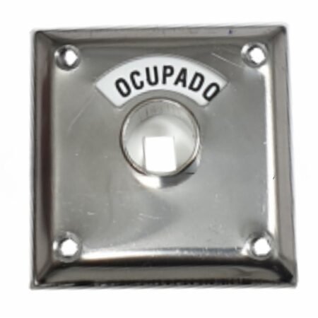 1024 Nogoya Indicador Libre Ocupado De Acero Inoxidable