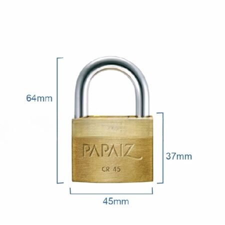 Candado Papaiz Yale Doble Traba 45mm