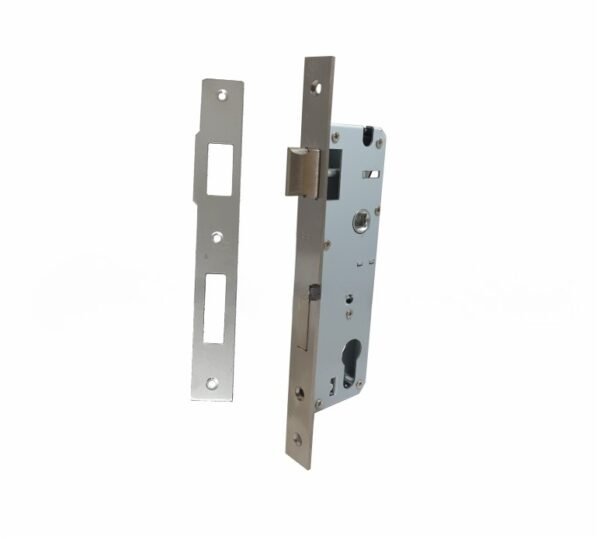 Cerradura Pfw Batiente Angosto Caja Sin Cilindro Manual