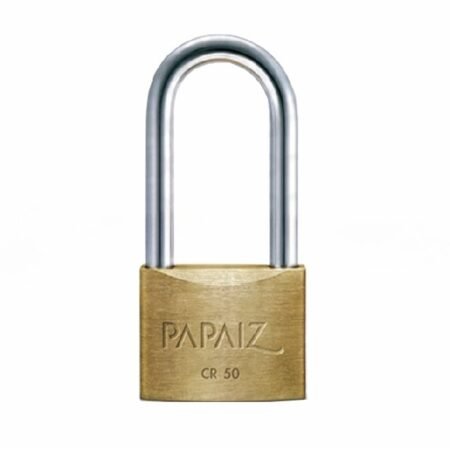 Candado Yale Papaiz Doble Traba Aro Largo 50x50mm