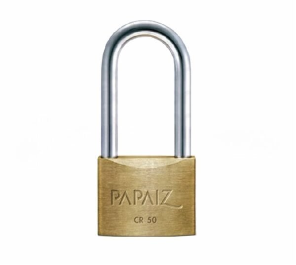 Candado Yale Papaiz Doble Traba Aro Largo 50x50mm